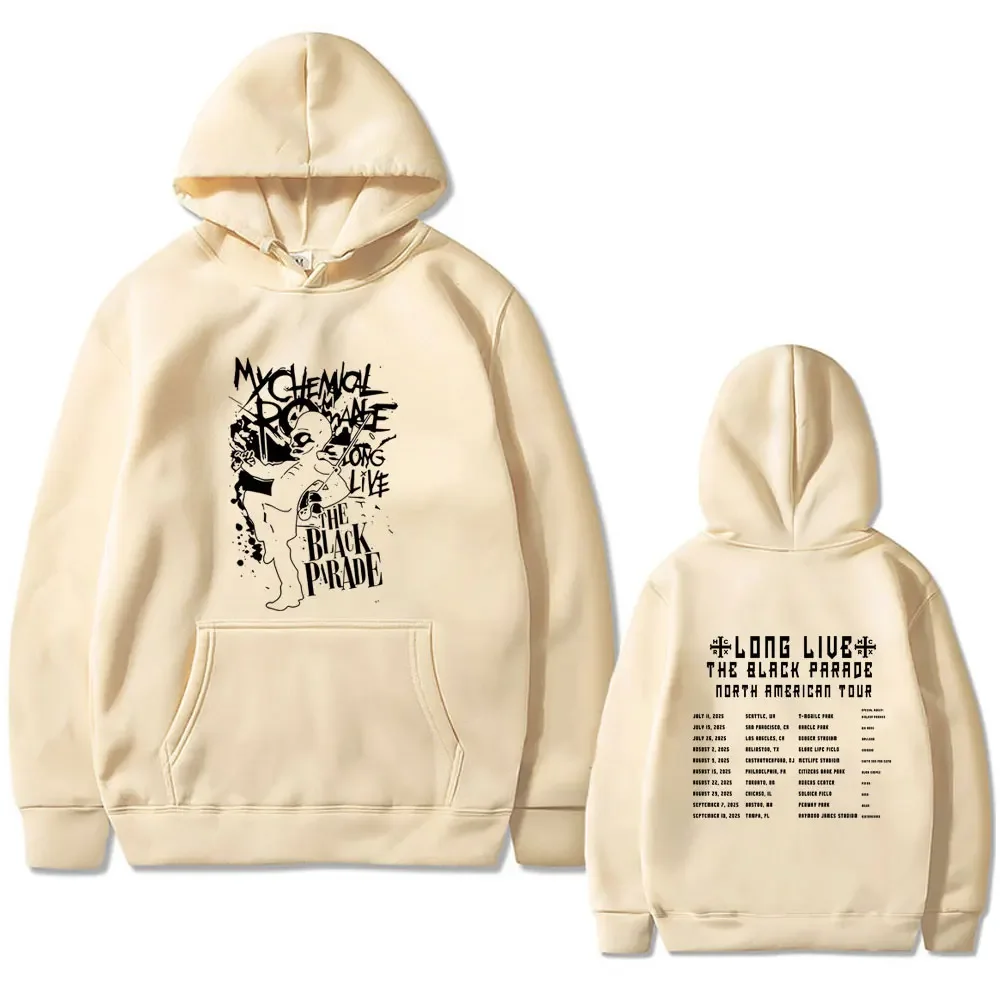 Толстовка My Chemical Romance Band Long Live The Black Parade Tour 2025, мужская уличная одежда в готическом стиле, панк, мужские повседневные толстовки
Толстовка My Chemical Romance Band Long Live The Black Parade Tour 2025, мужская уличная одежда в готическом стиле, панк, мужские повседневные толстовки