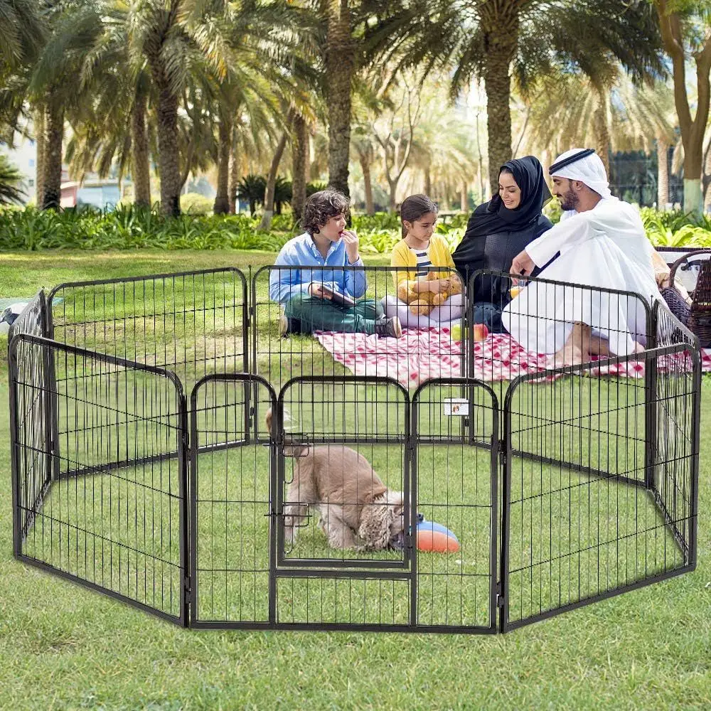 Portable 8-Panel Metal Pet Playpen for Indoor and Outdoor Use with Door, Suitable for Cats and Dogs of Various Sizes
Portable 8-Panel Metal Pet Playpen for Indoor and Outdoor Use with Door, Suitable for Cats and Dogs of Various Sizes