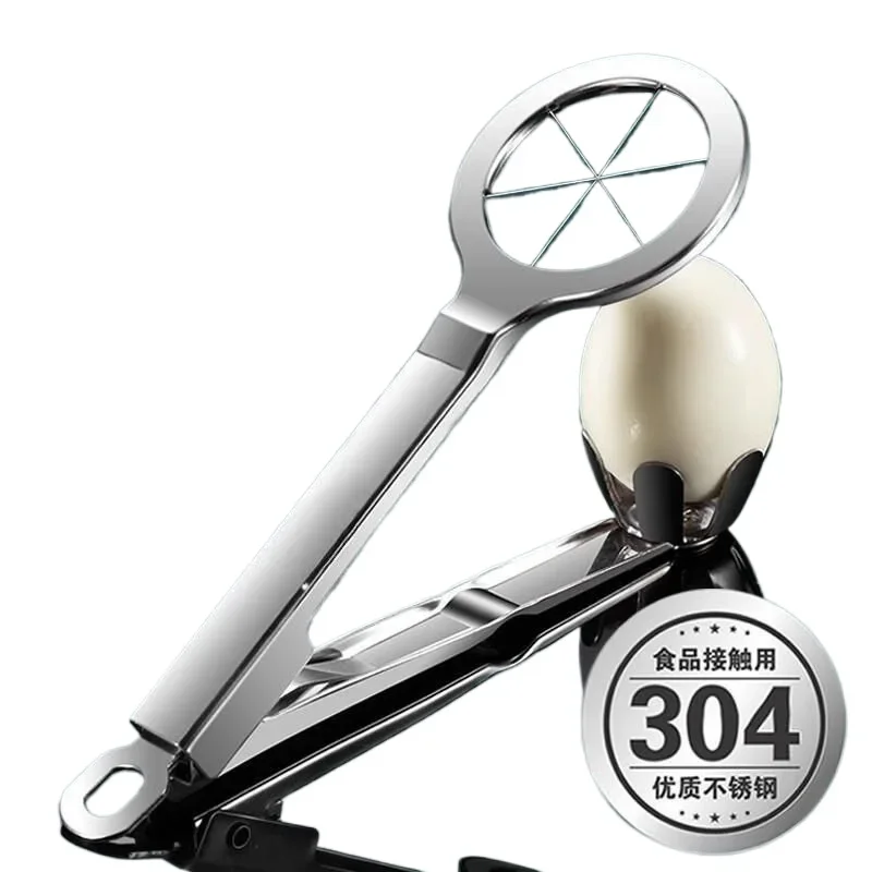 *304 Stainless Steel Egg Cutting Artifact Household Multi-functional Fancy Preserved Egg Segmentation Songhua Egg Slicing
*304 Stainless Steel Egg Cutting Artifact Household Multi-functional Fancy Preserved Egg Segmentation Songhua Egg Slicing