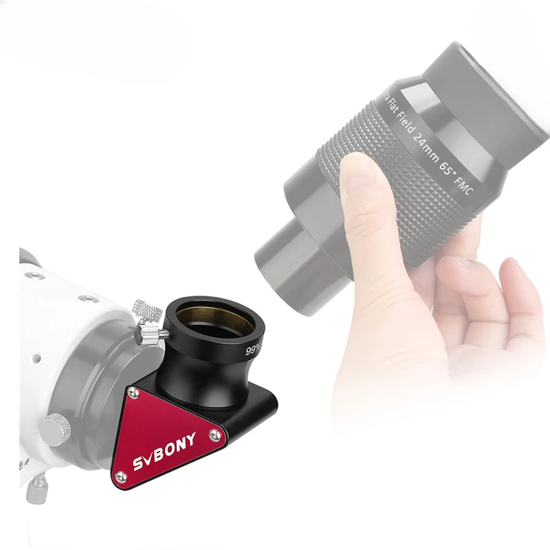 Телескоп SVBONY SV188P, диагональ 1,25 дюйма, 90 градусов, диэлектрическое зеркало с диагональю 99%, диэлектрическое покрытие
Телескоп SVBONY SV188P, диагональ 1,25 дюйма, 90 градусов, диэлектрическое зеркало с диагональю 99%, диэлектрическое покрытие