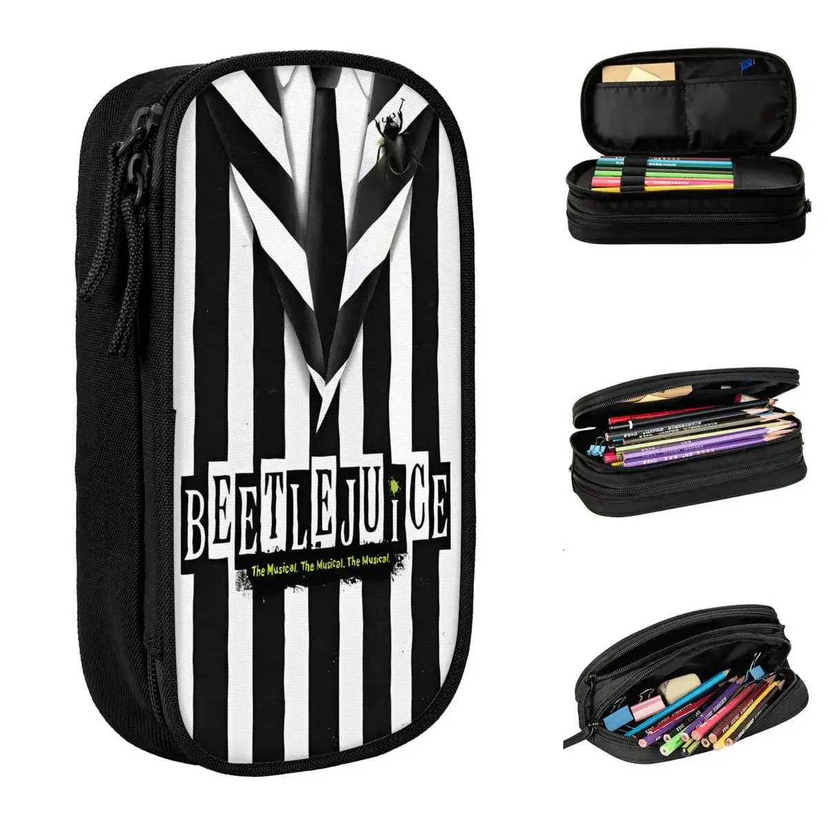 Funny B-Beetlejuices Horror Movie Pencil Case New Pen Holder Bag Girl Boy Big Capacity Students School Gifts Pencilcases
Funny B-Beetlejuices Horror Movie Pencil Case New Pen Holder Bag Girl Boy Big Capacity Students School Gifts Pencilcases