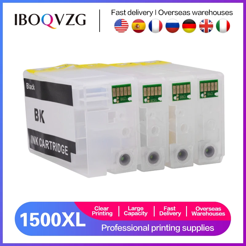IBOQVZG PGI-1500 1500XL Refillable Ink Cartridge with Auto Reset Chip for Canon MAXIFY MB2050 MB2350 MB2150 MB2750 Printer
IBOQVZG PGI-1500 1500XL Refillable Ink Cartridge with Auto Reset Chip for Canon MAXIFY MB2050 MB2350 MB2150 MB2750 Printer