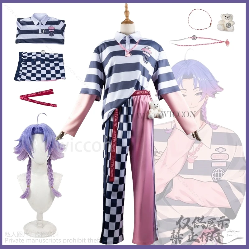 Yowa Netaro Cosplay Costume Anime Game 18trip Shirt Pants Belt Bear Necklace Uniform Suit Wig For Halloween Christmas Customized
Yowa Netaro Cosplay Costume Anime Game 18trip Shirt Pants Belt Bear Necklace Uniform Suit Wig For Halloween Christmas Customized