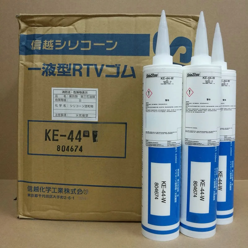 KE-44-W, Japanese glass silicone rubber Xinyue white adhesive, KE-44-T-W transparent sealing adhesive
KE-44-W, Japanese glass silicone rubber Xinyue white adhesive, KE-44-T-W transparent sealing adhesive