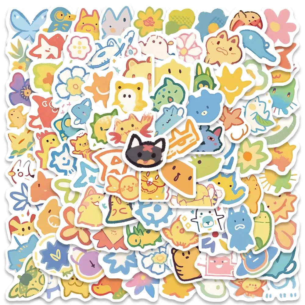 100pcs Cute Cartoon Colorful Animals Graffiti Stickers Kids Toy For Luggage Laptop Guitar Skateboard Bicycle Vinyl Decals
100pcs Cute Cartoon Colorful Animals Graffiti Stickers Kids Toy For Luggage Laptop Guitar Skateboard Bicycle Vinyl Decals