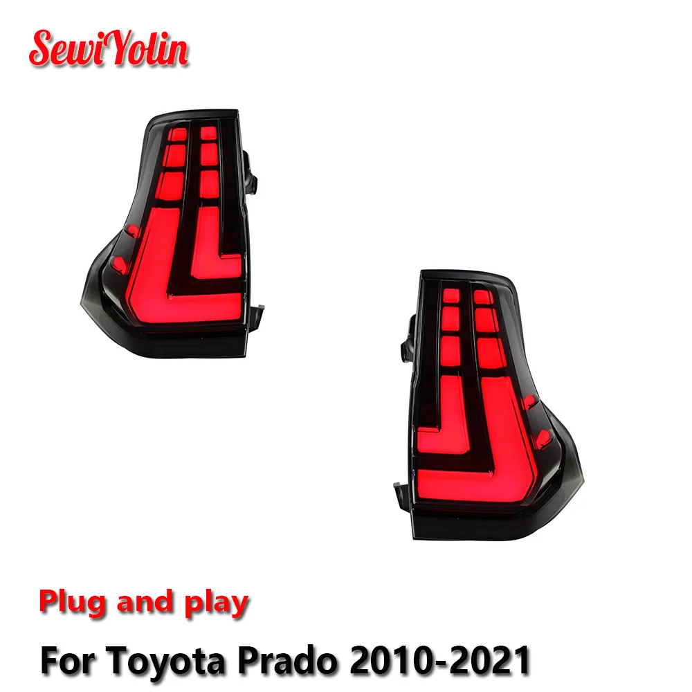 Car LED Tail Light Accessories For Toyota Prado 2010-2021 Auto Rear Fog DRL Brake Turn Signal Lamp Plug and Play
Car LED Tail Light Accessories For Toyota Prado 2010-2021 Auto Rear Fog DRL Brake Turn Signal Lamp Plug and Play