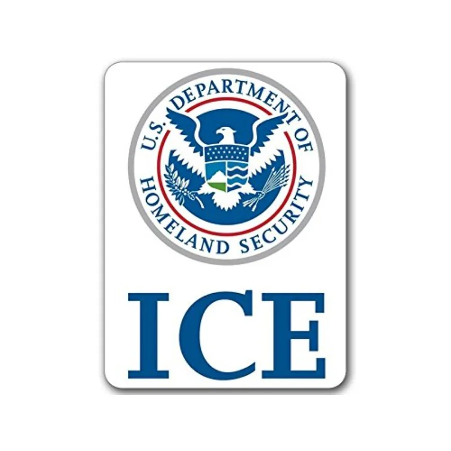 ICE Logo Sticker Insignia Legal Immigration Border Support Conservative Vinyl Decal for car Truck Laptop Phone and Water Bottle
ICE Logo Sticker Insignia Legal Immigration Border Support Conservative Vinyl Decal for car Truck Laptop Phone and Water Bottle