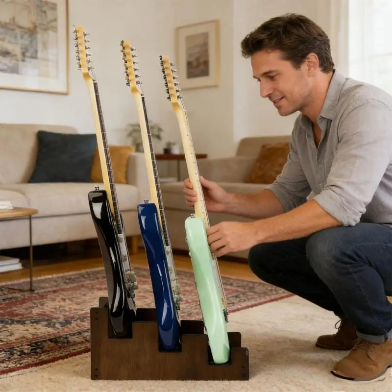 Premium Guitar Strap Hanger Display Stand For Electric Instruments With Felt Lining And Non Slip Base 24BD
Premium Guitar Strap Hanger Display Stand For Electric Instruments With Felt Lining And Non Slip Base 24BD