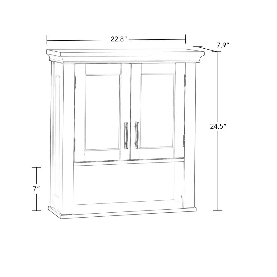 TwoDoor Bathroom and Laundry Wall Mount Storage Medicine Cabinet with Open and Adjustable Shelf White TwoDoor, Wall Mou
TwoDoor Bathroom and Laundry Wall Mount Storage Medicine Cabinet with Open and Adjustable Shelf White TwoDoor, Wall Mou