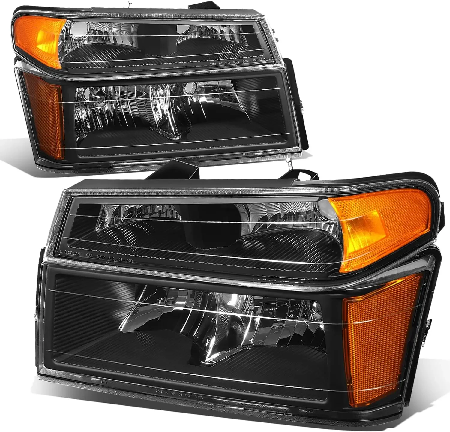 4Pcs Headlights Assembly and Bumper Lamps Compatible with Chevy Colorado GMC Canyon 2004-2012 Isuzu i-290 i-370 2007-2008 i-280
4Pcs Headlights Assembly and Bumper Lamps Compatible with Chevy Colorado GMC Canyon 2004-2012 Isuzu i-290 i-370 2007-2008 i-280
