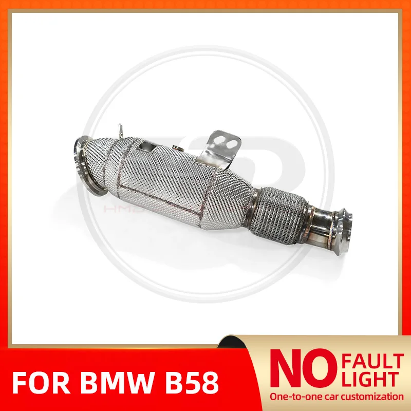 NO FAULT LIGHT Downpipe For BMW B58 Stainless Steel Exhaust System Heat Shield Non-destructive Installation HMD
NO FAULT LIGHT Downpipe For BMW B58 Stainless Steel Exhaust System Heat Shield Non-destructive Installation HMD