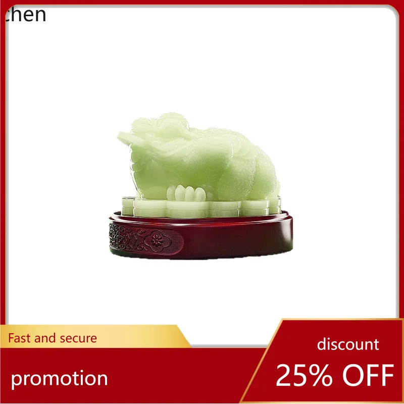 CZ Office Store Cashier Counter Jade Money-Attracting Toad Ornament Decoration Gift for New Store Opening
CZ Office Store Cashier Counter Jade Money-Attracting Toad Ornament Decoration Gift for New Store Opening