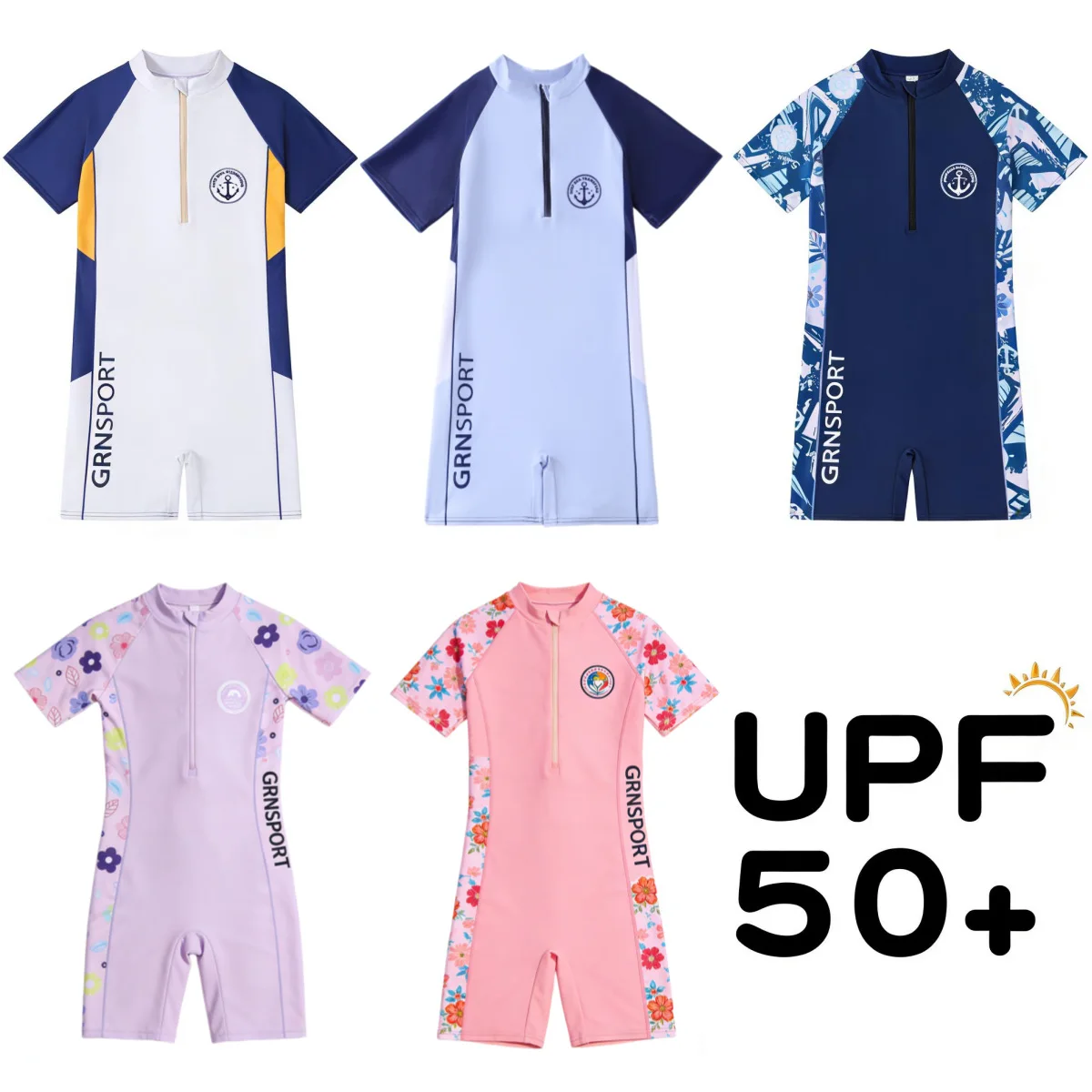 UPF50+ Children's Swimwear Boys Summer New One-piece Sun Protection Swimwear Boys Baby Training Swimming Equipment Surf Suit
UPF50+ Children's Swimwear Boys Summer New One-piece Sun Protection Swimwear Boys Baby Training Swimming Equipment Surf Suit