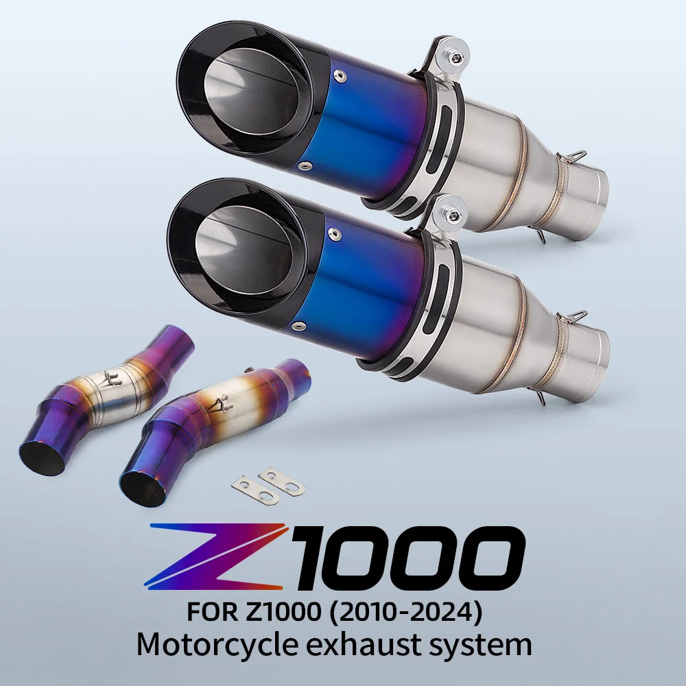 Suitable for Kawasaki Z1000 Ninja1000 Dual Outlet Mid Section Exhaust Manifold Slip-On Full Exhaust System 2010-2024
Suitable for Kawasaki Z1000 Ninja1000 Dual Outlet Mid Section Exhaust Manifold Slip-On Full Exhaust System 2010-2024