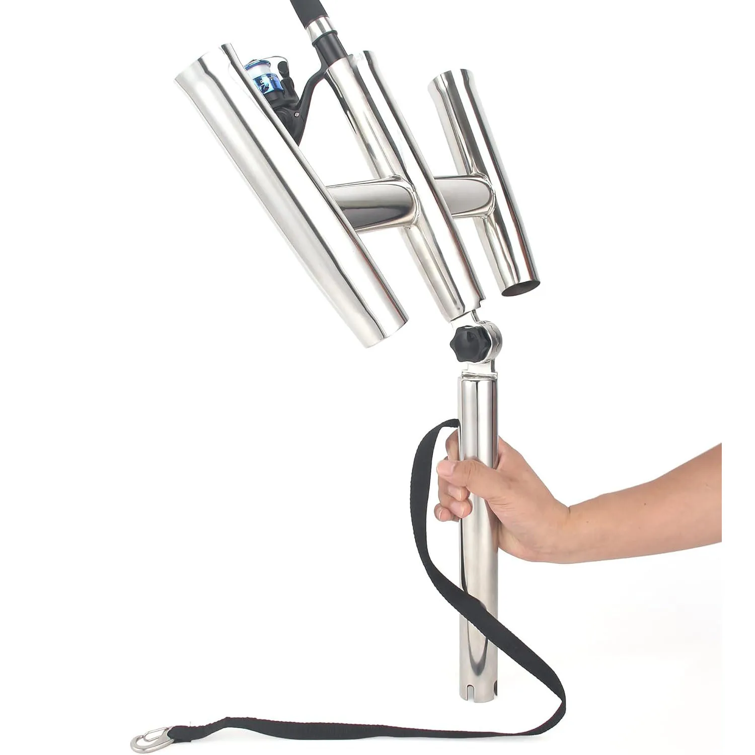Hot Sale Wholesale Stainless Steel Trident Outrigger Stylish 3 Tube Fishing Boat Rod Holder
Hot Sale Wholesale Stainless Steel Trident Outrigger Stylish 3 Tube Fishing Boat Rod Holder
