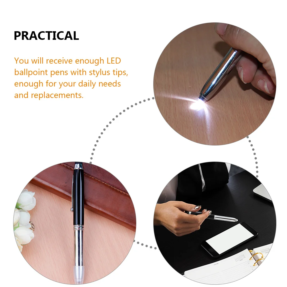 5 Pcs Screen Stylus Pens Ballpoint Capacitive Fine Pens With Stylus Tips Tip LED Black Compatible Phone Tablet PC
5 Pcs Screen Stylus Pens Ballpoint Capacitive Fine Pens With Stylus Tips Tip LED Black Compatible Phone Tablet PC