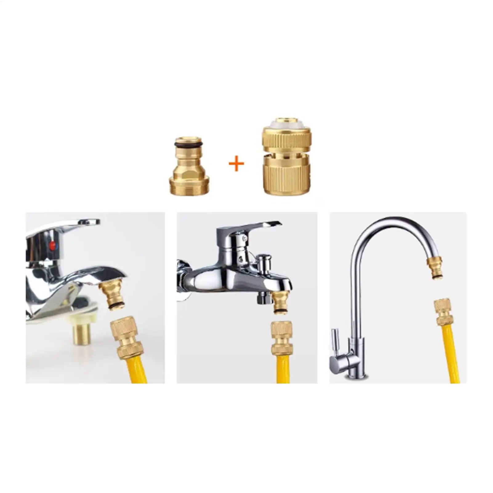 Quick Release Hose Connector Brass Tube Watering Coupling Quick Disconnect Hose Coupling For Garden Driveway Irrigation Outdoor
Quick Release Hose Connector Brass Tube Watering Coupling Quick Disconnect Hose Coupling For Garden Driveway Irrigation Outdoor