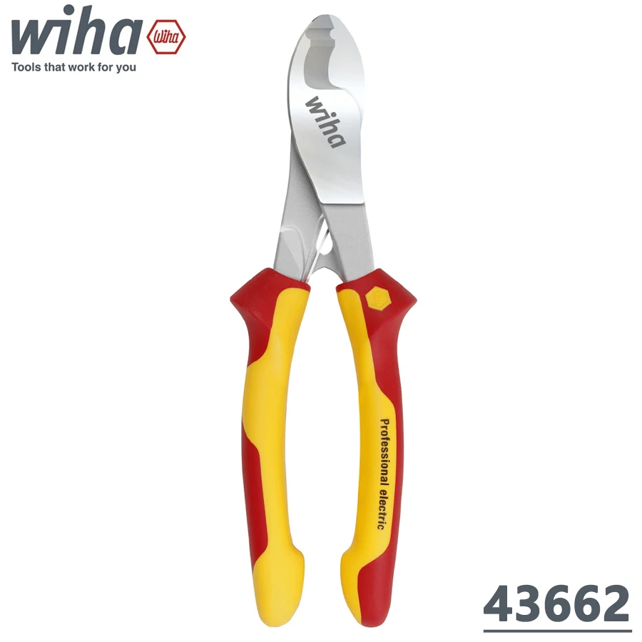 WIHA 43662 210 мм 1000В VDE Изолированные кусачки для кабеля, профессиональные электрические пружинные клещи для алюминия, меди и коммуникационных кабелей
WIHA 43662 210 мм 1000В VDE Изолированные кусачки для кабеля, профессиональные электрические пружинные клещи для алюминия, меди и коммуникационных кабелей