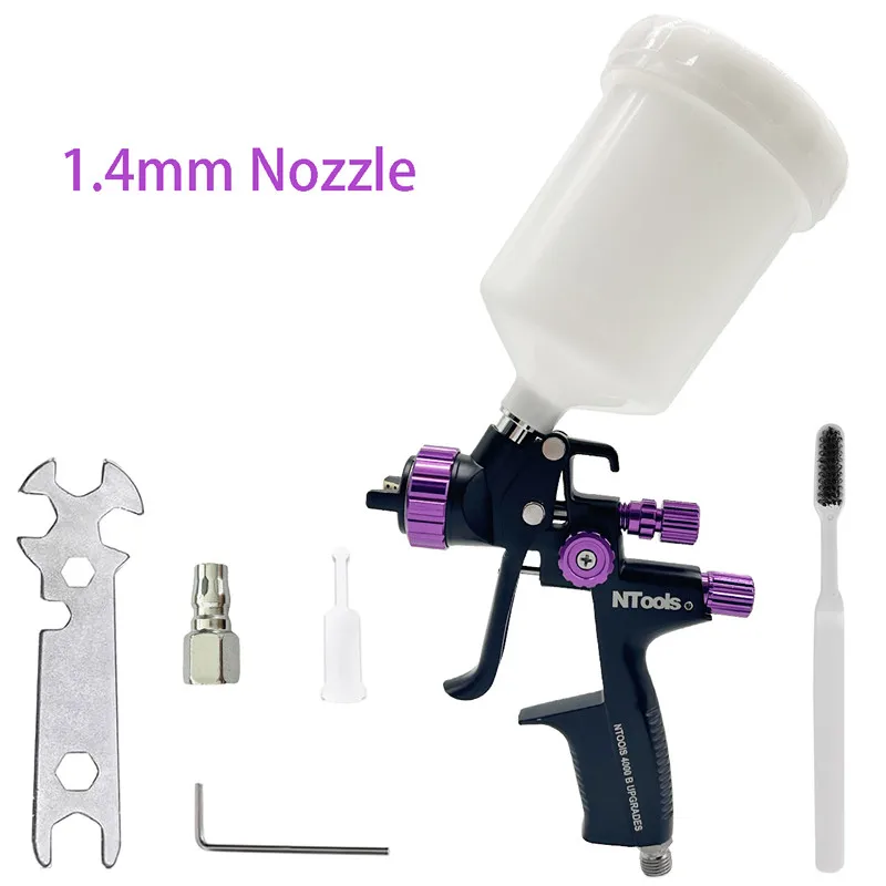 HVLP Air Spray Gun,1.3mm Or 1.4MM Nozzle, Water Based Air sprayer, Car Paint Spray Gun, Oil Paint Gun, Airbrush,600cc Tank
HVLP Air Spray Gun,1.3mm Or 1.4MM Nozzle, Water Based Air sprayer, Car Paint Spray Gun, Oil Paint Gun, Airbrush,600cc Tank