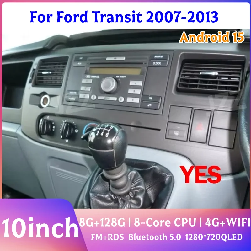 10" Apple Carplay Android 15 Auto For Ford Transit 2007-2013 Head Unit Car Radio Stereo 2DIN Android Bluetooth Camera Google Map
10" Apple Carplay Android 15 Auto For Ford Transit 2007-2013 Head Unit Car Radio Stereo 2DIN Android Bluetooth Camera Google Map