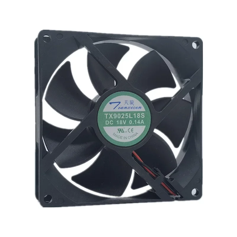 +New 9cm for Tianxuan TX9025L18S 18V 0.14a 9025 silent refrigerator constant temperature cooling fan
+New 9cm for Tianxuan TX9025L18S 18V 0.14a 9025 silent refrigerator constant temperature cooling fan