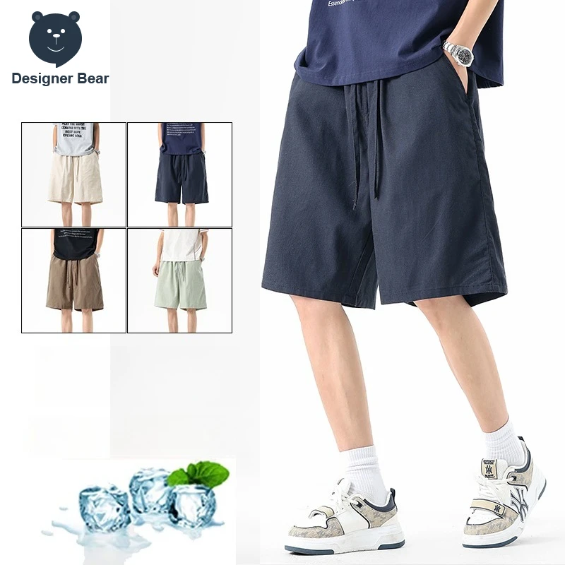 Summer Thin Men's Lyocell Linen Cotton Blend Shorts Baggy Work Outdoor Pants Polyamide Fibre Work Joggers Shorts Bermuda Man
Summer Thin Men's Lyocell Linen Cotton Blend Shorts Baggy Work Outdoor Pants Polyamide Fibre Work Joggers Shorts Bermuda Man