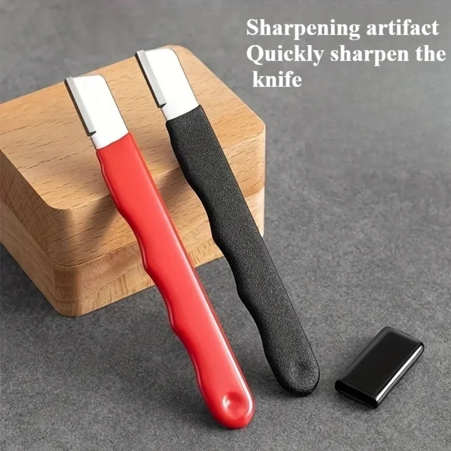Tungsten Steel Diamond Knife Sharpener Multi Purpose Kitchen and Garden Scissor Sharpening Tool Suitable for All Blades
Tungsten Steel Diamond Knife Sharpener Multi Purpose Kitchen and Garden Scissor Sharpening Tool Suitable for All Blades