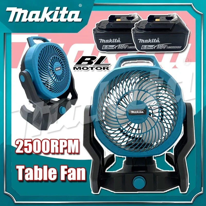 Makita Cordless 21V Table Fan Portable Camping Fan Multi Purpose Adjustable Head 3 Speed Setting Powered Desktop Floor Fan
Makita Cordless 21V Table Fan Portable Camping Fan Multi Purpose Adjustable Head 3 Speed Setting Powered Desktop Floor Fan