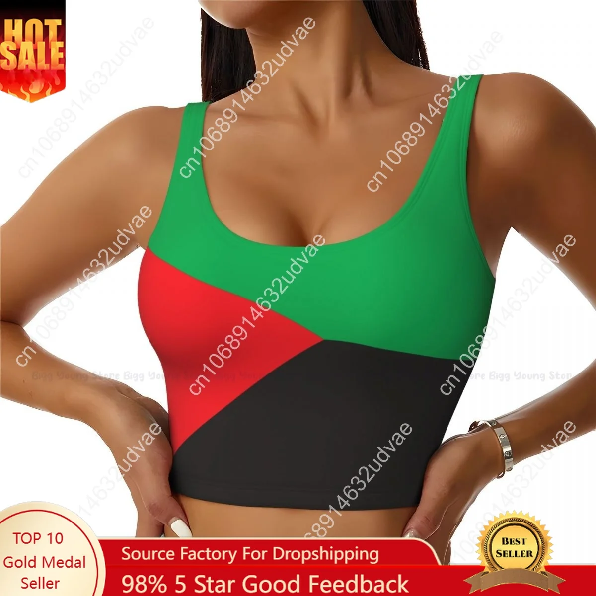 Yoga Vest Women Gym Sports Crop Tops Flag Streetwear Workout Breathable Tank Top Female
Yoga Vest Women Gym Sports Crop Tops Flag Streetwear Workout Breathable Tank Top Female