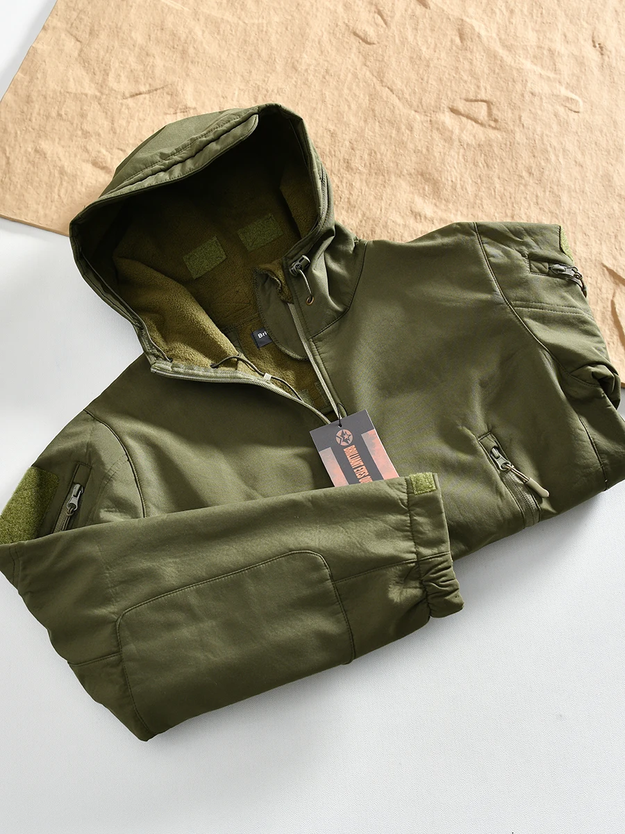 Men's Tactical Soft Jacket Single Hard Core Windproof Waterproof Outdoor Casual Hooded Jacket Autumn Winter Fashion Urb...
Men's Tactical Soft Jacket Single Hard Core Windproof Waterproof Outdoor Casual Hooded Jacket Autumn Winter Fashion Urb...