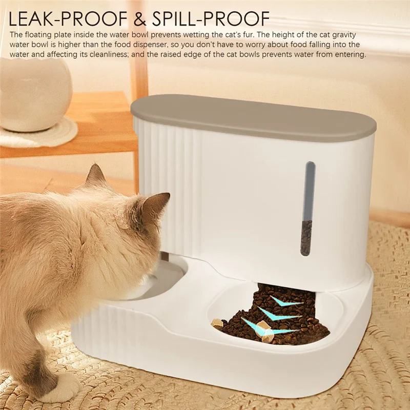 Pet Feeder And Water Dispenser Set, Automatic Kitty Food Dispenser, Automatic Pet Feeder And Water Dispenser 2 In 1-Y78A
Pet Feeder And Water Dispenser Set, Automatic Kitty Food Dispenser, Automatic Pet Feeder And Water Dispenser 2 In 1-Y78A