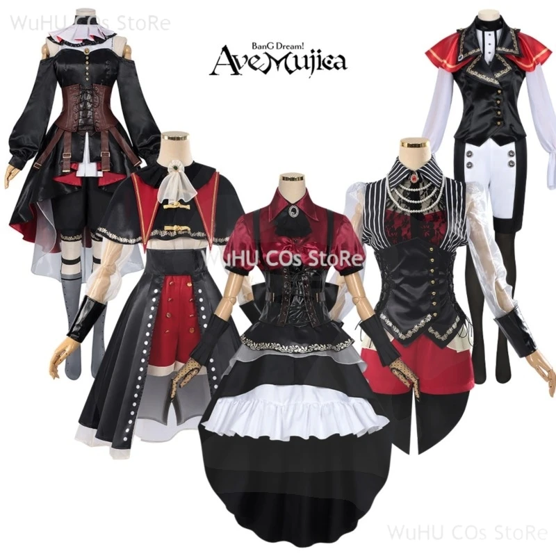 Ave Mujica Yutenji Nyamu Misumi Uika Wakaba Mutsumi Togawa Sakiko Cosplay Yahata Umiri Costume Women Girl Halloween Roleplay
Ave Mujica Yutenji Nyamu Misumi Uika Wakaba Mutsumi Togawa Sakiko Cosplay Yahata Umiri Costume Women Girl Halloween Roleplay