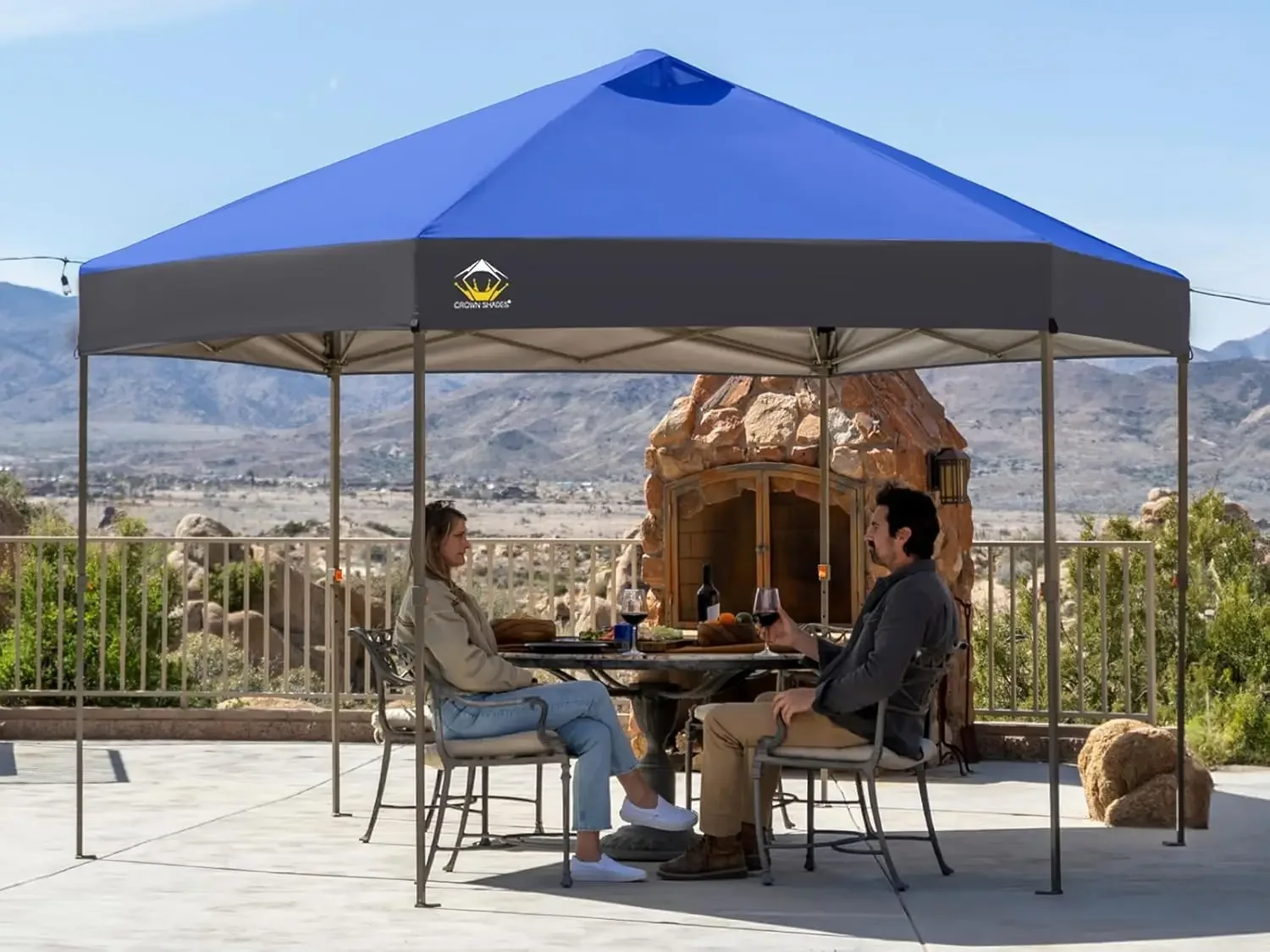 14x14 Pop up Gazebo, Patented Center Lock 6-Sided Portable Gazebo, Easy Set Up, 300D Silver-Coated Fabric UV Resistant, Pop
14x14 Pop up Gazebo, Patented Center Lock 6-Sided Portable Gazebo, Easy Set Up, 300D Silver-Coated Fabric UV Resistant, Pop