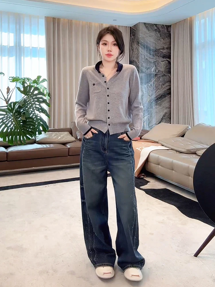 Джинсы Mei Starry Original с высокой талией, декорированные стразами, с эффектом коррекции фигуры, универсальные, для женщин
Джинсы Mei Starry Original с высокой талией, декорированные стразами, с эффектом коррекции фигуры, универсальные, для женщин