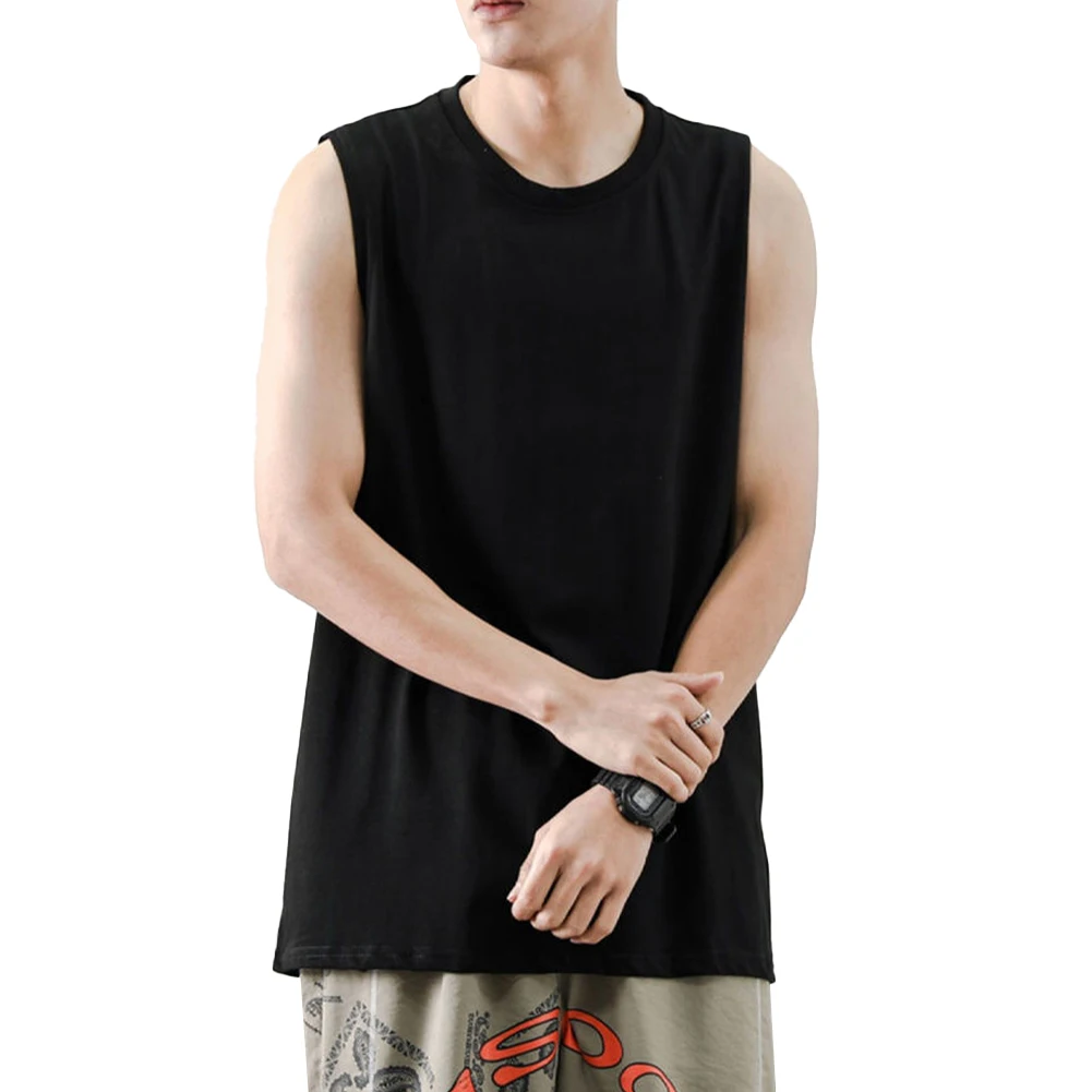 Activewear Top Men Tank Top Round Neck Style Sleeveless Design Solid Color Tank Breathable Material Men Workout Clothing
Activewear Top Men Tank Top Round Neck Style Sleeveless Design Solid Color Tank Breathable Material Men Workout Clothing
