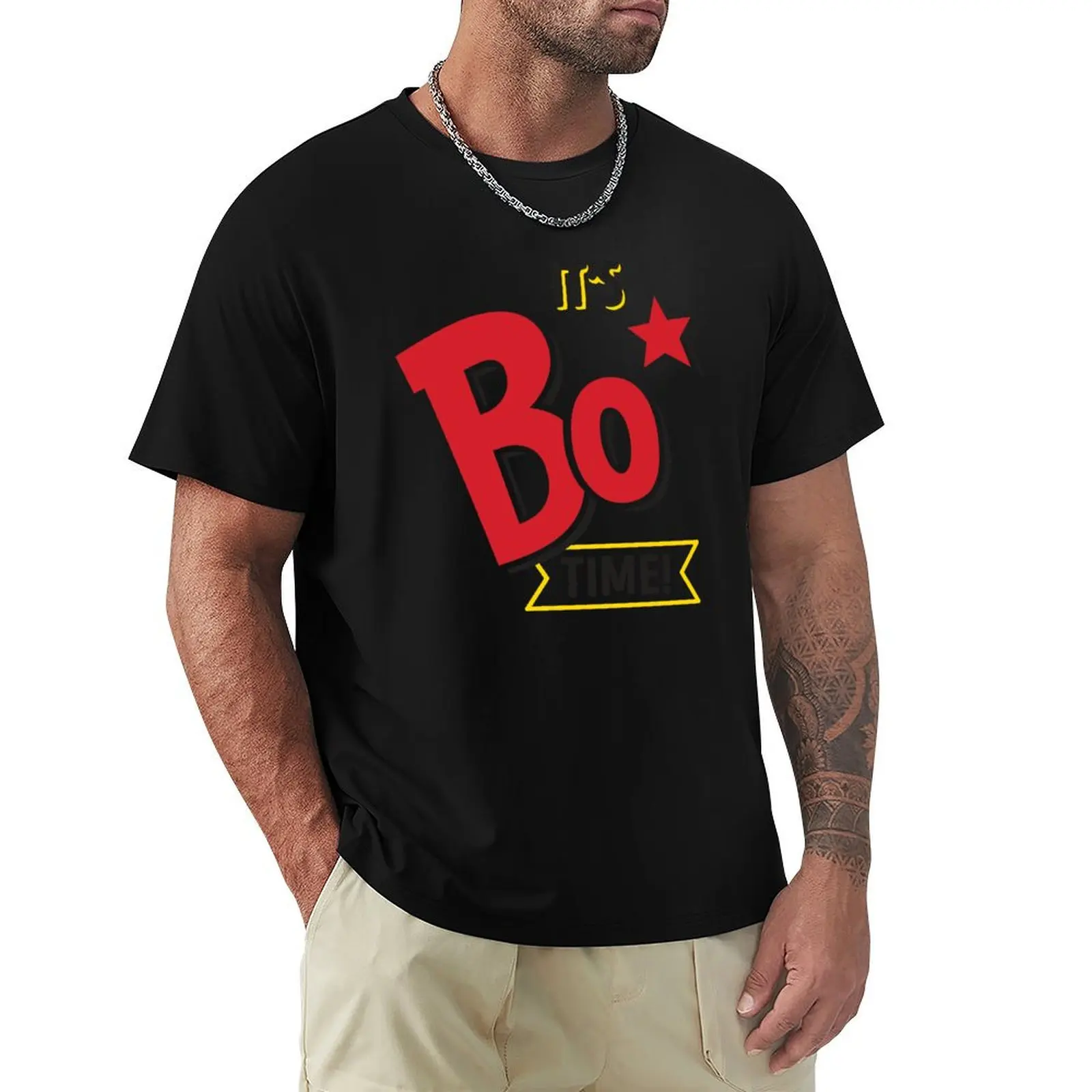 It's Bo Time! - Bojangles (Black Text) T-Shirt Casual Holiday Short Sleeve Tee
It's Bo Time! - Bojangles (Black Text) T-Shirt Casual Holiday Short Sleeve Tee