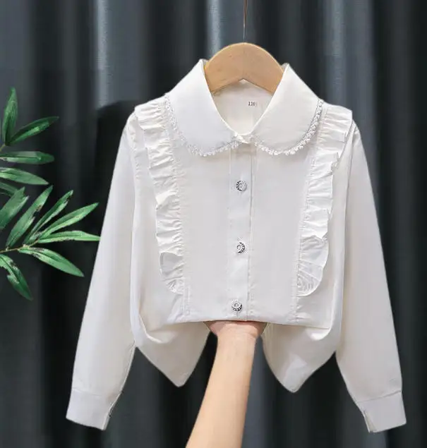 New Item, Spring and Autumn Outfit, Korean Style Children's Cardigan, Doll Collar Top Forest Style Girls' Shirt Base, 2026
New Item, Spring and Autumn Outfit, Korean Style Children's Cardigan, Doll Collar Top Forest Style Girls' Shirt Base, 2026