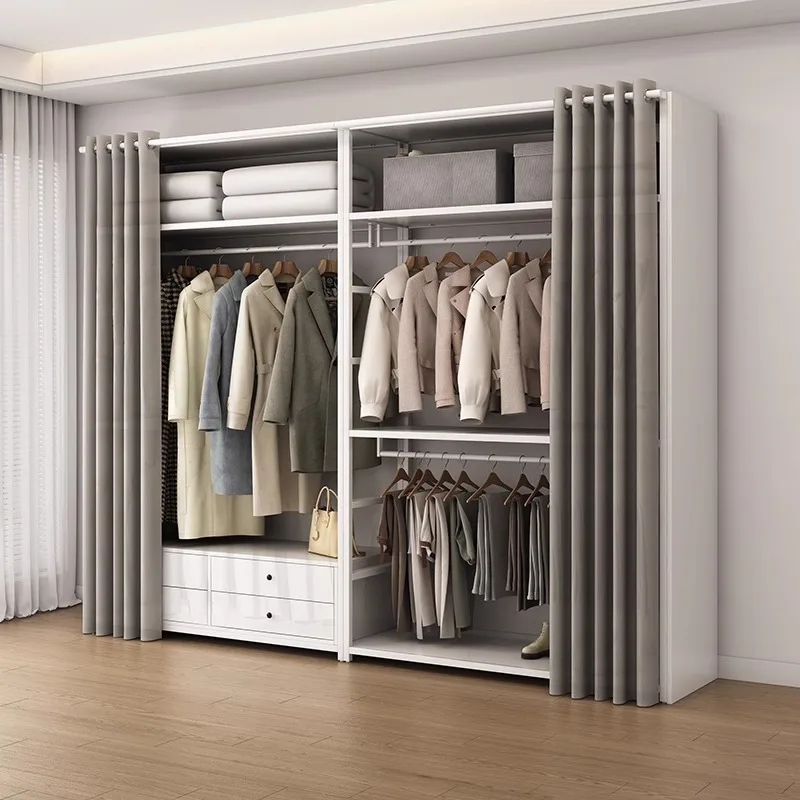 Open wardrobe cloakroom rack metal coat rack wrought iron hanger bedroom floor walk-in hanger
Open wardrobe cloakroom rack metal coat rack wrought iron hanger bedroom floor walk-in hanger