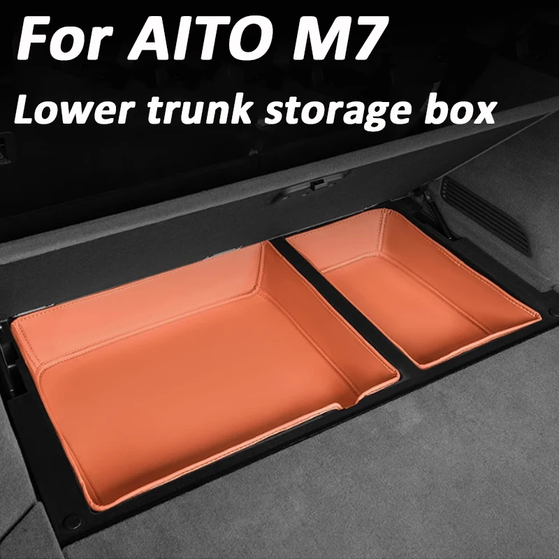 Для AITO M7 2022 2023 2024, нижний багажник, ящик для хранения из искусственной кожи, аккуратное хранилище, удобные и практичные аксессуары для интерьера
Для AITO M7 2022 2023 2024, нижний багажник, ящик для хранения из искусственной кожи, аккуратное хранилище, удобные и практичные аксессуары для интерьера
