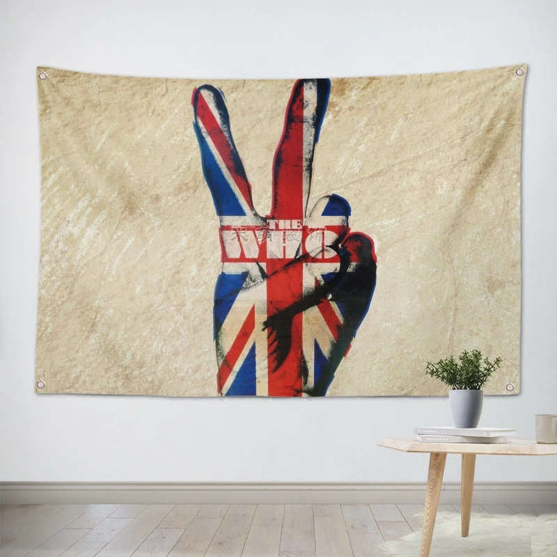 THE WHO Rock Band Hanging Art Waterproof Cloth Polyester Fabric 56X36 inches Flags banner Bar Cafe Hotel Decor
THE WHO Rock Band Hanging Art Waterproof Cloth Polyester Fabric 56X36 inches Flags banner Bar Cafe Hotel Decor