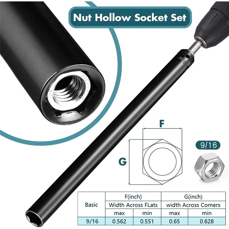 A27F-For Overhead Fastening Applications 9/16" Electric Nut Driver 1/4" Hex Shank For Long Bolts And Pipe Power
A27F-For Overhead Fastening Applications 9/16" Electric Nut Driver 1/4" Hex Shank For Long Bolts And Pipe Power