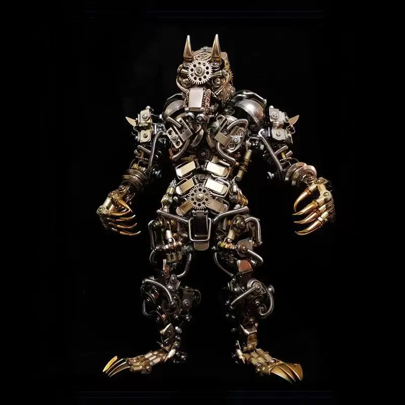 Robot werewolf handmade 3d three-dimensional metal assembly model building blocks puzzle war wolf boy's day gift toy
Robot werewolf handmade 3d three-dimensional metal assembly model building blocks puzzle war wolf boy's day gift toy
