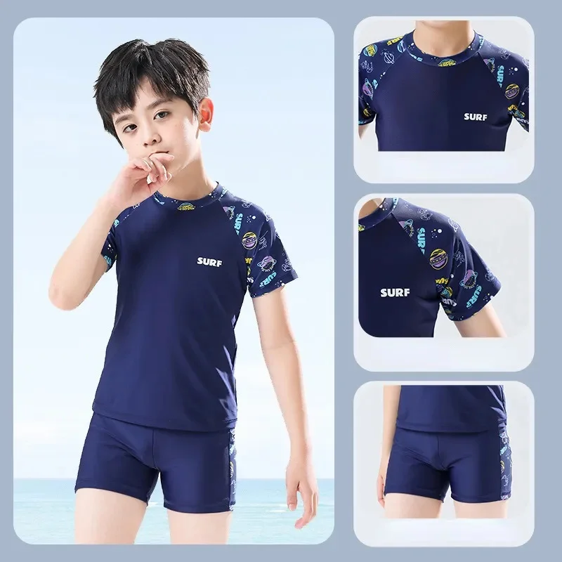 Plus Size Boy Long Sleeve Swimsuit 2023 New Children Sunscreen Quick Drying Swimwear 4-14 Year Kid Two Pieces Bathing Suit
Plus Size Boy Long Sleeve Swimsuit 2023 New Children Sunscreen Quick Drying Swimwear 4-14 Year Kid Two Pieces Bathing Suit