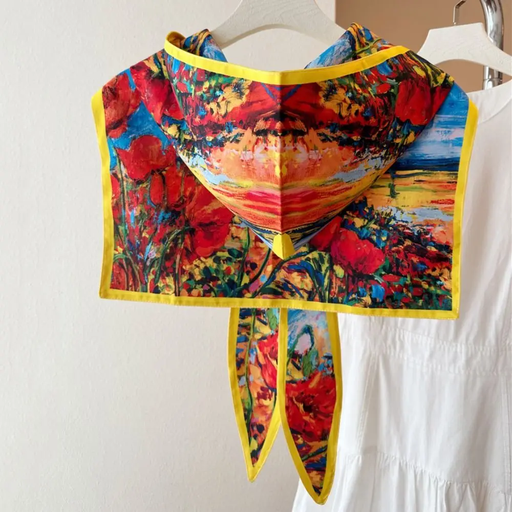 National Style Summer Hooded Silk Shawl Windproof Sun Protection Sunscreen Scarf Comfortable Multifunction Windproof Headdress
National Style Summer Hooded Silk Shawl Windproof Sun Protection Sunscreen Scarf Comfortable Multifunction Windproof Headdress