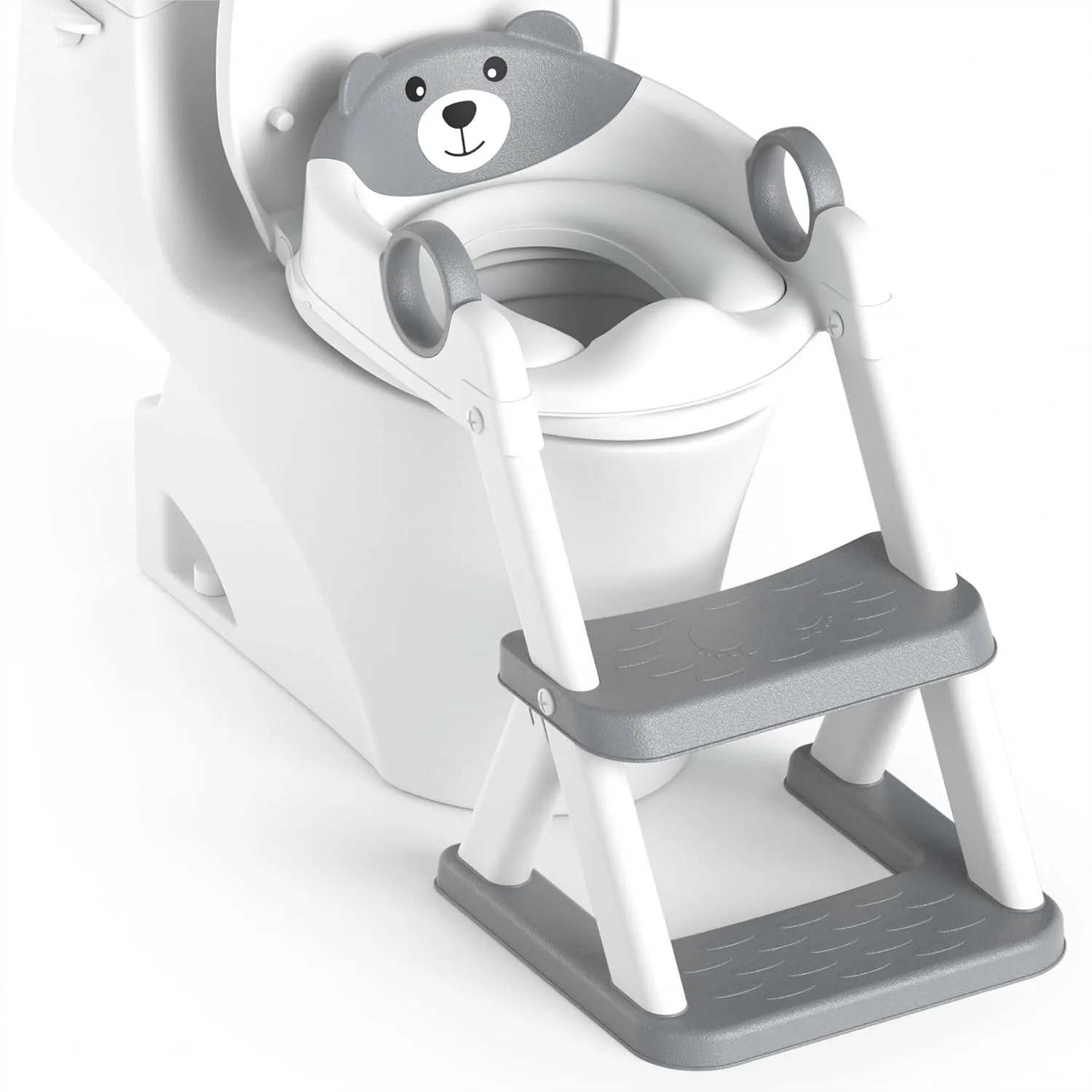 Potty Training Seat for Toddlers, 2-in-1 Toilet Seat with Step Stool, 6 Adjustable Height, Anti-Slip Triangular Design, Soft
Potty Training Seat for Toddlers, 2-in-1 Toilet Seat with Step Stool, 6 Adjustable Height, Anti-Slip Triangular Design, Soft