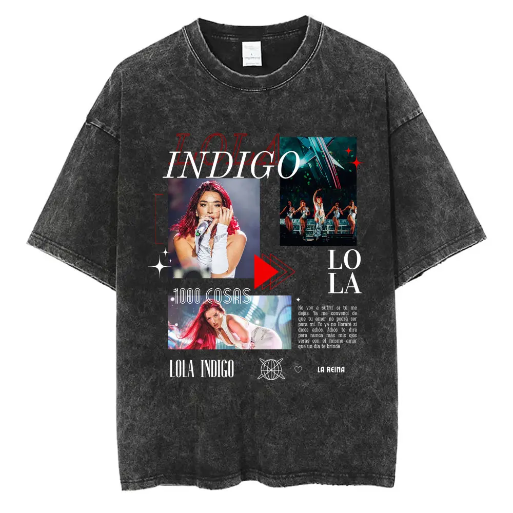 Singer Lola Tour 2025 Washed Hot Sale New T Shirts Men Women Casual Cotton Vintage T-shirts Fashion Pop Music T-shirt Streetwear
Singer Lola Tour 2025 Washed Hot Sale New T Shirts Men Women Casual Cotton Vintage T-shirts Fashion Pop Music T-shirt Streetwear