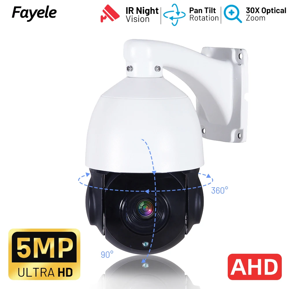 AHD 1080P PTZ поворотная камера видеонаблюдения 30-кратный зум аналоговая 5MP наружная ИК скоростная купольная уличная камера 2M
AHD 1080P PTZ поворотная камера видеонаблюдения 30-кратный зум аналоговая 5MP наружная ИК скоростная купольная уличная камера 2M
