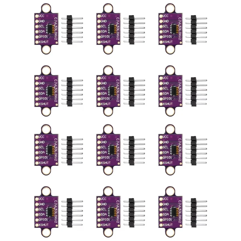 ABDJ-12PCS VL53L0X V2 Laser Distance Measuring Sensor Module Time-Of-Flight Distance Measurement With Serial And PWM Output
ABDJ-12PCS VL53L0X V2 Laser Distance Measuring Sensor Module Time-Of-Flight Distance Measurement With Serial And PWM Output