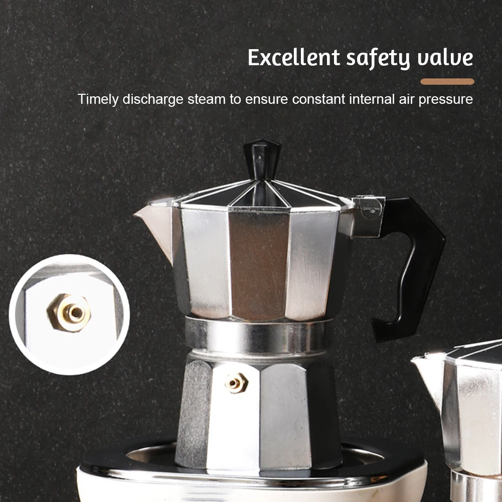Italian Aluminum Mocha Stove Hand Brewer Stovetop Espresso Pot Durability Moka Coffee Machine for Kitchen Home Coffeeware
Italian Aluminum Mocha Stove Hand Brewer Stovetop Espresso Pot Durability Moka Coffee Machine for Kitchen Home Coffeeware