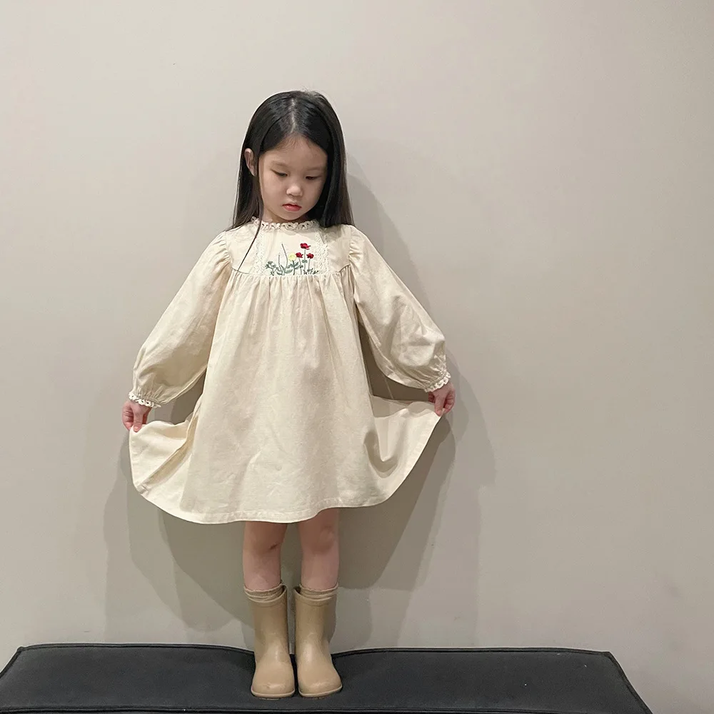 Korean Style Baby Girl Dress Cotton Puff Sleeve Girls Princess Dress Vintage Todder Kid Clothes Children Dresses
Korean Style Baby Girl Dress Cotton Puff Sleeve Girls Princess Dress Vintage Todder Kid Clothes Children Dresses